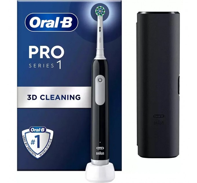 Braun Зубна електрощітка Braun Oral-B Pro1 D305.513.3X CrossAction Black