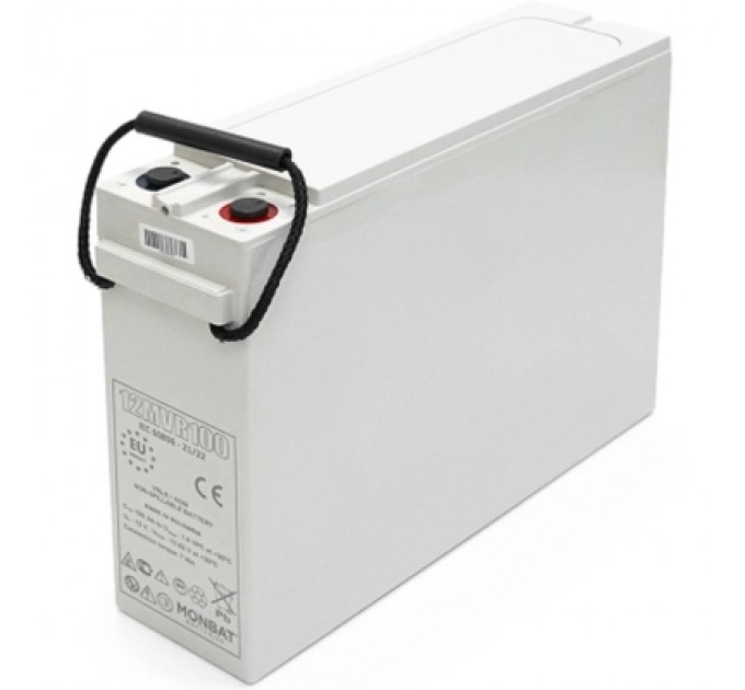 MONBAT Батарея до ДБЖ MONBAT 12V-100Ah, AGM FRONT TERMINAL (12MVR100Gr)