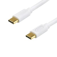 Кабель Atcom USB Type-C - USB Type-C (M/M), 60 W, 3 А, 1.8 м, White (AT-C18)