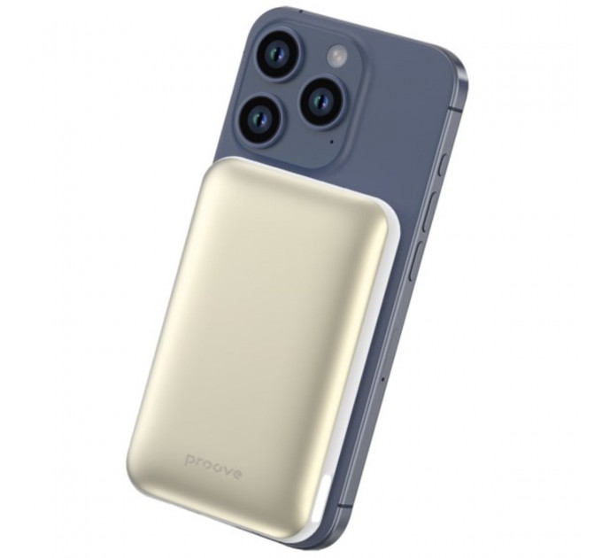 Proove Універсальна мобільна батарея Proove Vibe Energy Plus 22.5W 10000mAh White/Gold (PBVE15012202)