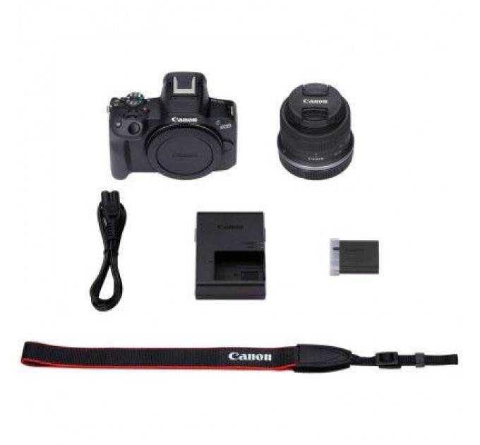 Canon Цифровий фотоапарат Canon EOS R50 + RF-S 18-45 IS STM Black (5811C033)