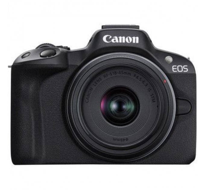 Canon Цифровий фотоапарат Canon EOS R50 + RF-S 18-45 IS STM Black (5811C033)