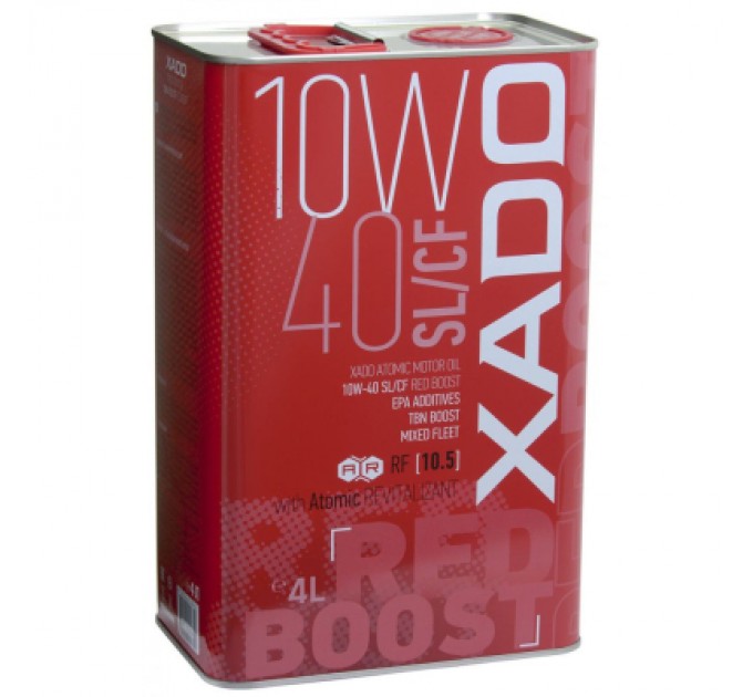 Xado Моторна олива Xado 10W-40 SL/CF, Red Boost 4 л (ХА 26244)