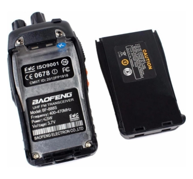 Baofeng Портативна рація Baofeng BF-888S Ten Pack комплект 10 шт (2200000758941)