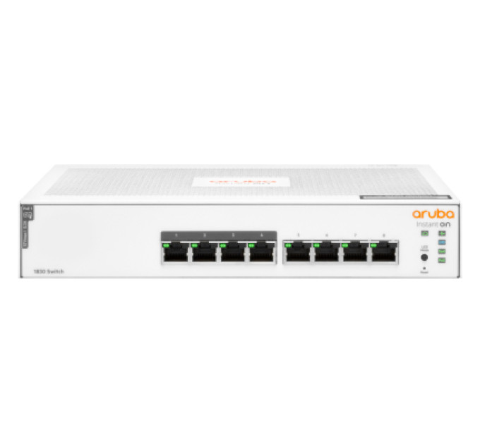 HP Комутатор мережевий HP 1830-8G(4PoE) (JL811A)