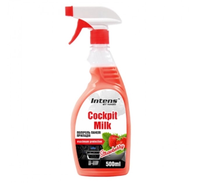 WINSO Автополіроль WINSO COCKPIT MILK Strawberry 500мл (810830)