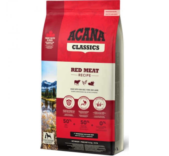 ACANA Сухий корм для собак ACANA Red Meat Recipe 17 кг (0064992561178)