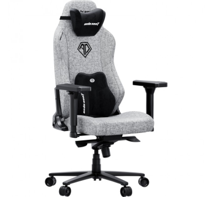 AndaSeat Крісло ігрове AndaSeat Phantom 3 Fabric Size XL Gray (AD18XL-52-G-F-G01)