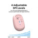 Ugreen Мишка Ugreen MU105 Wireless Pink (90686)