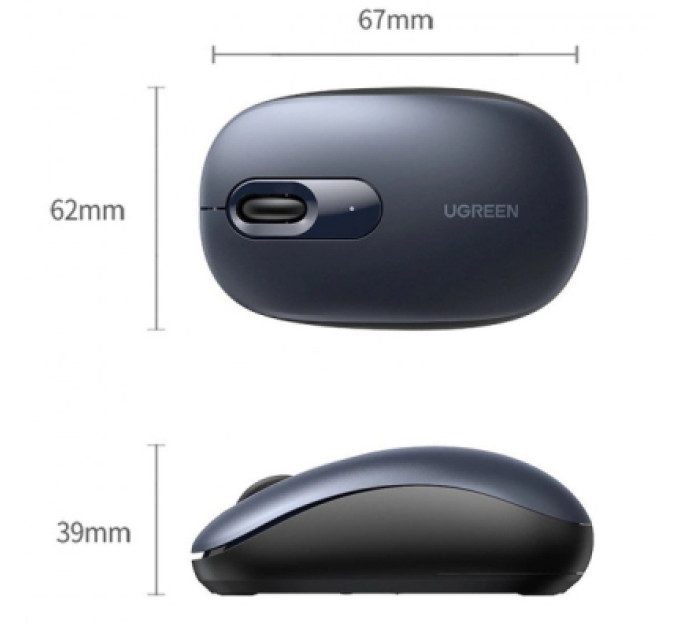 Ugreen Мишка Ugreen MU105 Wireless Blue (90550)