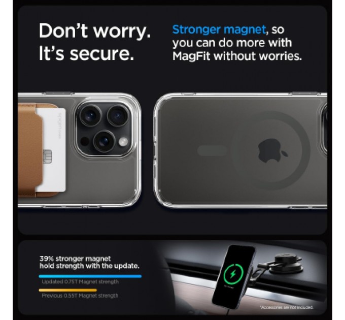 Spigen Чохол до мобільного телефона Spigen Apple iPhone 15 Pro Max Ultra Hybrid MagFit Graphite (ACS06577)
