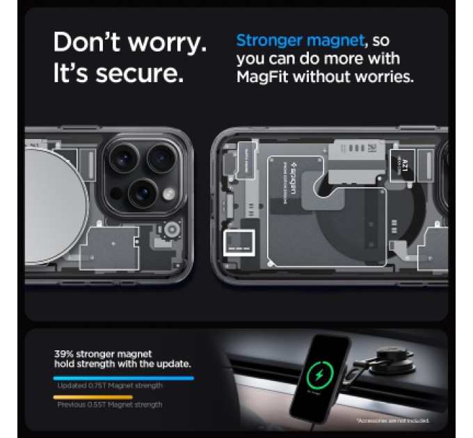Spigen Чохол до мобільного телефона Spigen Apple iPhone 15 Pro Max Ultra Hybrid MagFit Zero One (ACS06582)