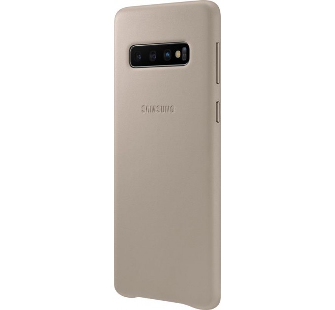 Samsung Чохол-накладка Samsung Leather Cover для Samsung Galaxy S10 SM-G973 Gray (EF-VG973LJEGRU)