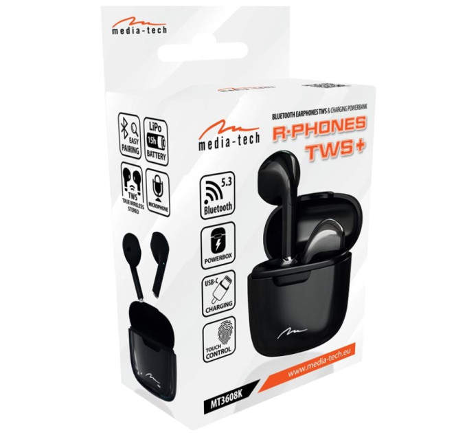 Media-Tech Навушники Media-Tech R-Phones Black (MT3608K)