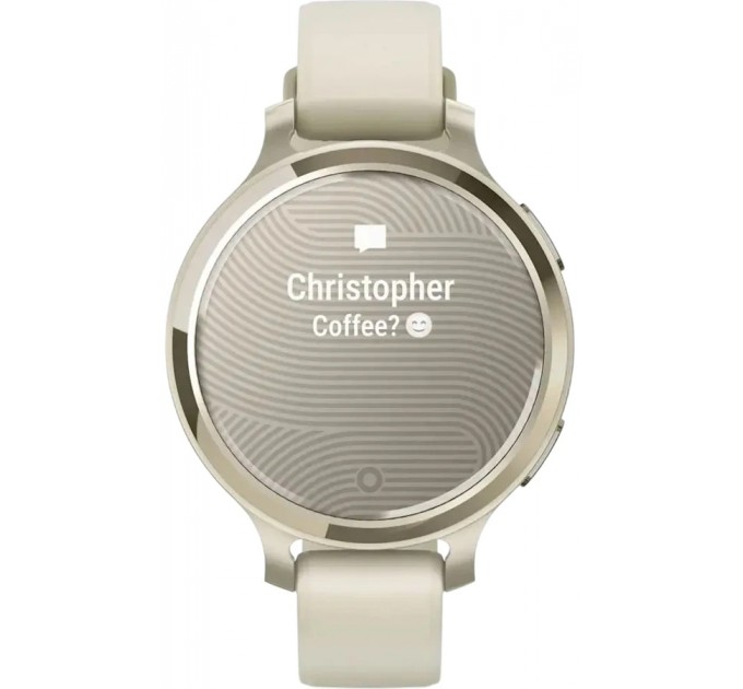 Garmin Смарт-годинник Garmin Lily 2 Active Lunar Gold with Bone Silicone Band (010-02891-50)