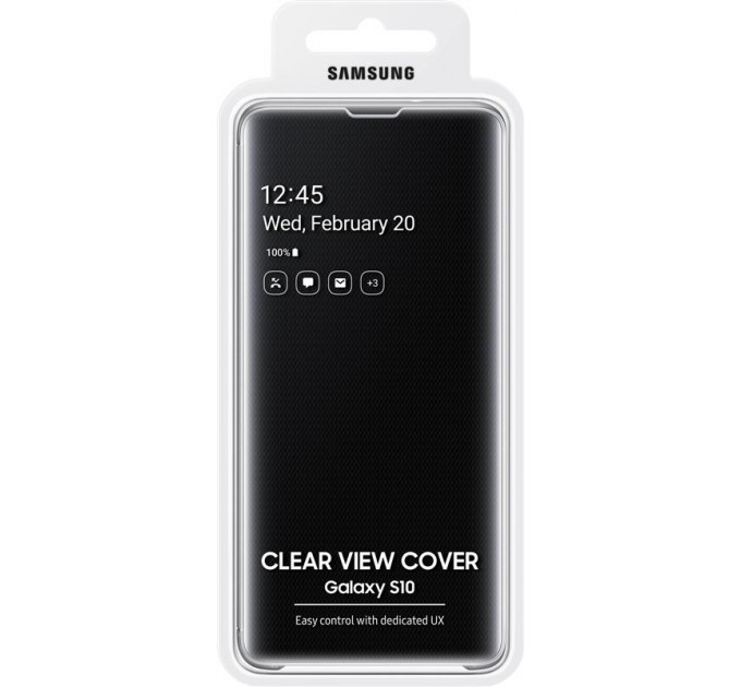 Samsung Чохол-книжка Samsung Clear View Cover для Samsung Galaxy S10 SM-G973 Black (EF-ZG973CBEGRU)