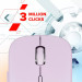Canyon Мишка Canyon MW-12 Wireless/Bluetooth Pink (CNS-CMSW12P)