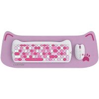 Комплект Canyon HSET-W6 Kitty Edition Wireless UA Pink (CNS-HSETW6PK)