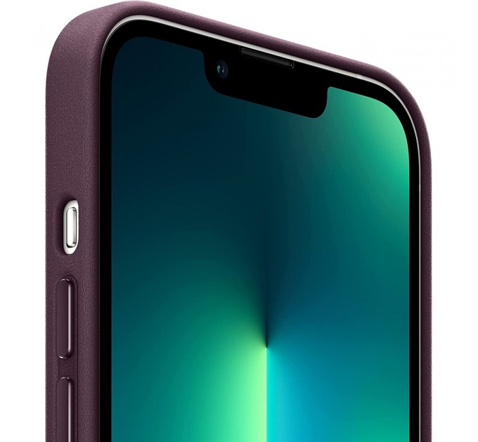 Apple Чохол-накладка Apple Leather Case with MagSafe для Apple iPhone 13 Pro Dark Cherry (MM1A3)