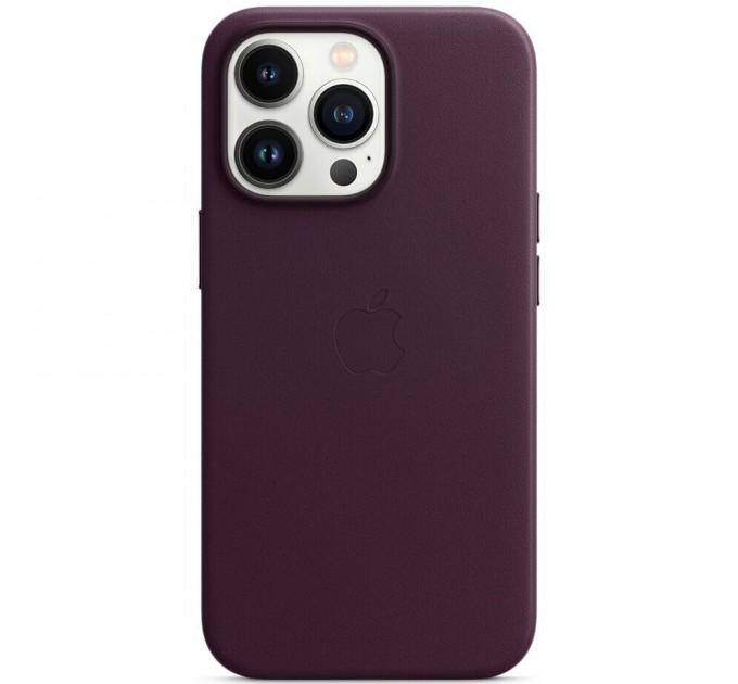 Apple Чохол-накладка Apple Leather Case with MagSafe для Apple iPhone 13 Pro Dark Cherry (MM1A3)