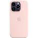 Apple Чохол-накладка Apple Silicone Case with MagSafe для Apple iPhone 14 Pro Chalk Pink (MPTH3)