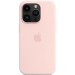 Apple Чохол-накладка Apple Silicone Case with MagSafe для Apple iPhone 14 Pro Chalk Pink (MPTH3)