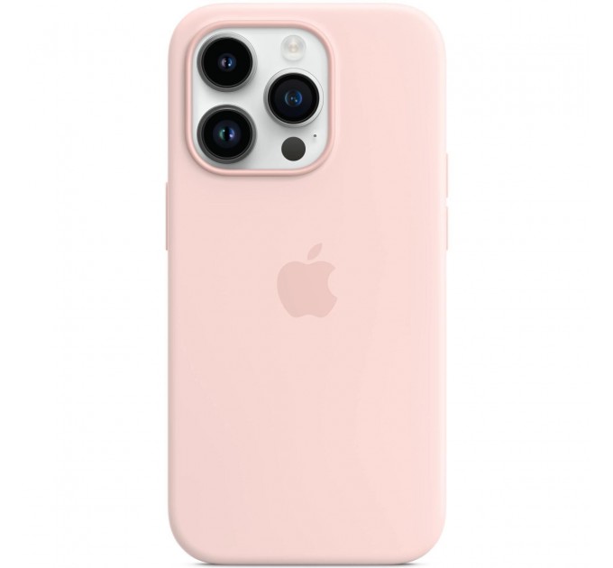 Apple Чохол-накладка Apple Silicone Case with MagSafe для Apple iPhone 14 Pro Chalk Pink (MPTH3)