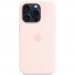 Apple Чохол-накладка Apple Silicone Case with MagSafe для Apple iPhone 15 Pro Light Pink (MT1F3)