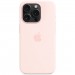 Apple Чохол-накладка Apple Silicone Case with MagSafe для Apple iPhone 15 Pro Light Pink (MT1F3)