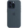 Apple Чохол-накладка Apple Silicone Case with MagSafe для Apple iPhone 15 Pro Storm Blue (MT1D3)