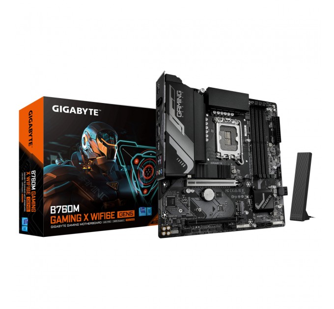 GIGABYTE Материнська плата Gigabyte B760M Gaming X WiFi6E Gen5 Socket 1700