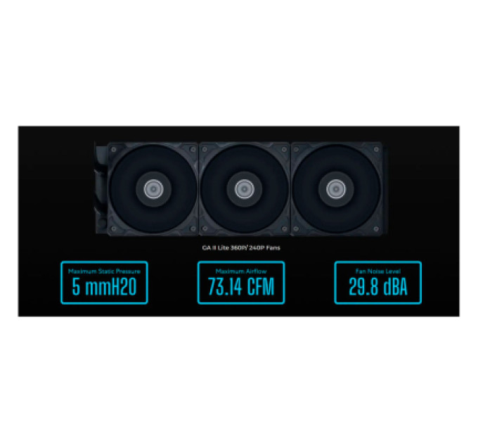 Lian Li Система рідинного охолодження Lian Li GA II Lite 240R, Black (G89.GA2L24RB.00)
