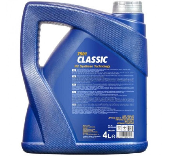 Mannol Моторна олива Mannol CLASSIC 4л 10W-40 (MN7501-4)