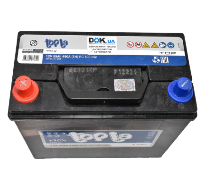Topla Акумулятор автомобільний Topla 55 Ah/12V Top/Energy Japan (118 355)