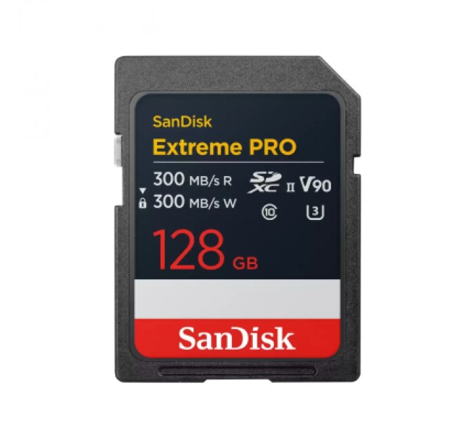 SanDisk Карта пам'яті SanDisk 128GB SD class 10 UHS-II U3 V90 Extreme Pro (SDSDXDM-128G-GN4IN)