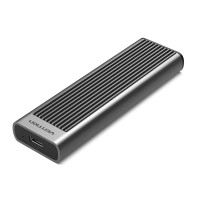 Кишеня зовнішня Vention SSD M.2 (NVME) M-key USB Type-C 3.2 10Gbps Heat Sink Aluminum (KPKH0)