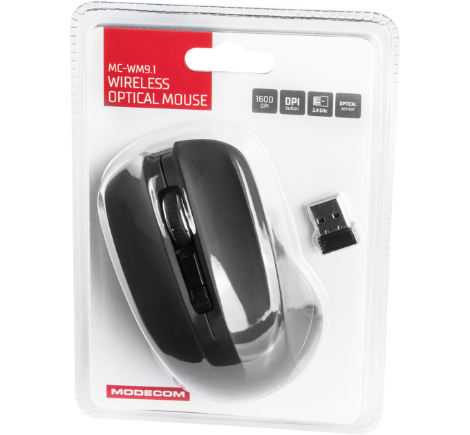 Modecom Мишка Modecom MC-M9.1 Wireless Black (M-MC-0WM9.1-100)