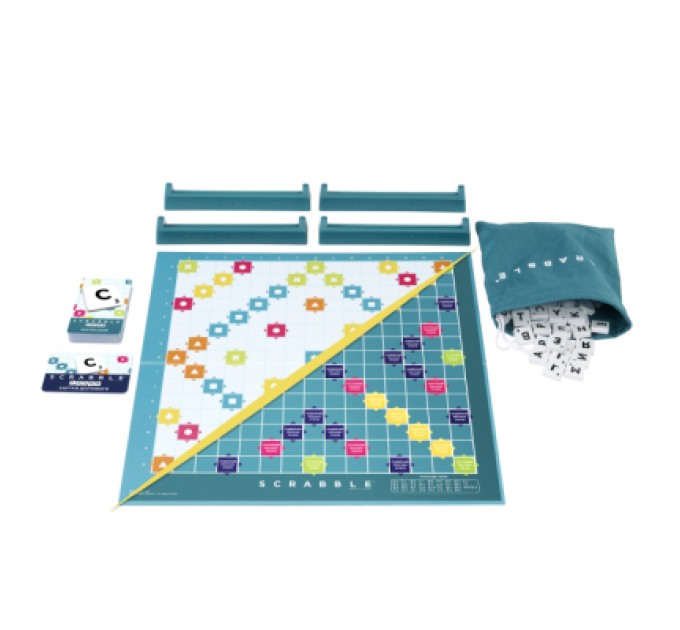 Scrabble Настільна гра Scrabble Скрабл Оригінал українською (HXW21)