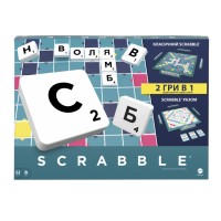 Настільна гра Scrabble Скрабл Оригінал українською (HXW21)