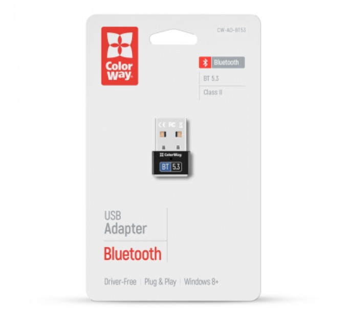ColorWay Bluetooth-адаптер ColorWay BT 5.3 (CW-AD-BT53)