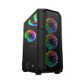 1stPlayer Корпус 1stPlayer XF-BK-4F7 Black без БЖ