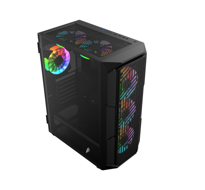 1stPlayer Корпус 1stPlayer XF-BK-4F7 Black без БЖ