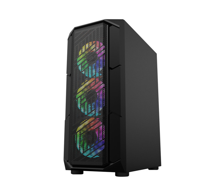 1stPlayer Корпус 1stPlayer XF-BK-4F7 Black без БЖ