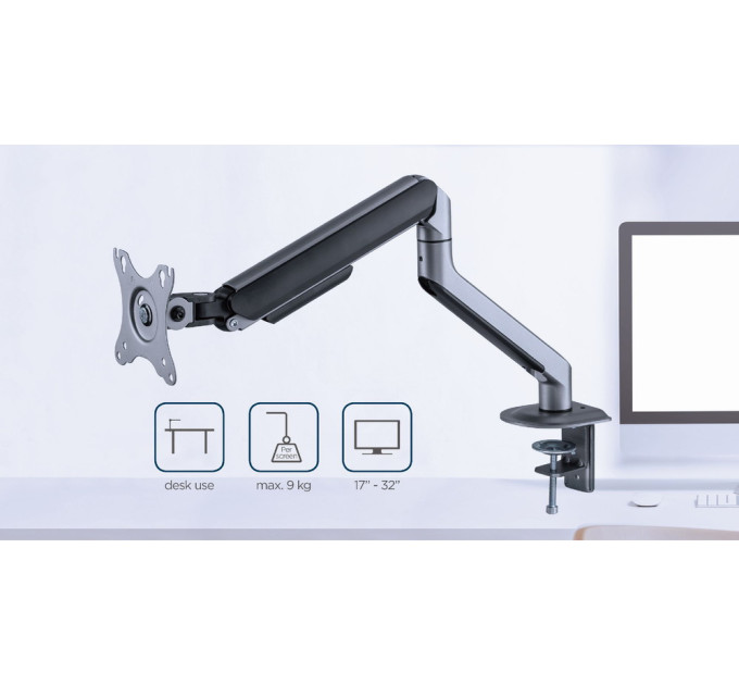 Gembird Кронштейн Gembird MA-DA1-05 (VESA100х100)