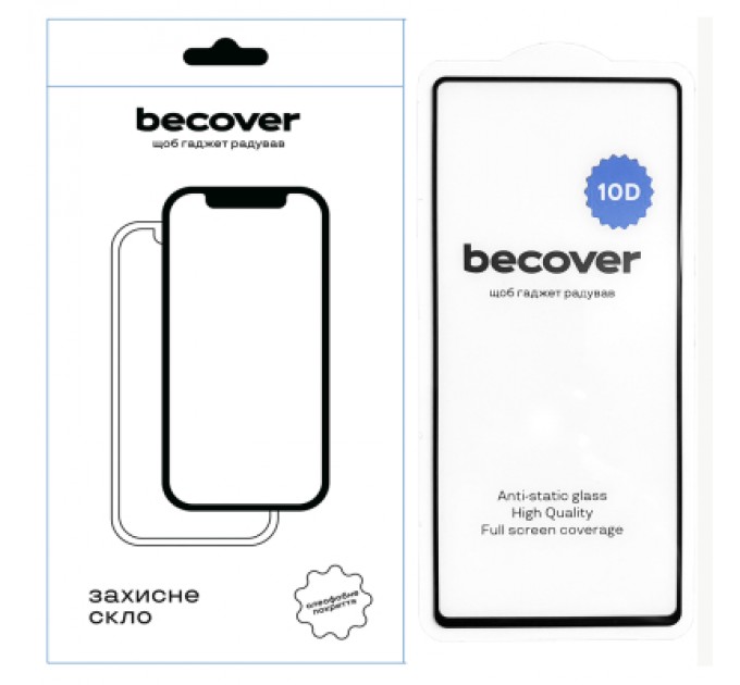 BeCover Скло захисне BeCover Google Pixel 7 10D Black (711489)