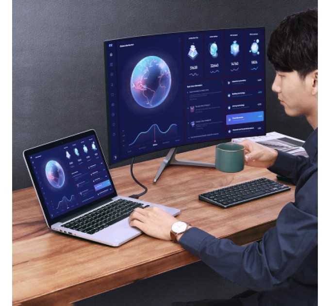 Ugreen Кабель мультимедійний HDMI M to DVI M 1.0m HD106 black Ugreen (30116)