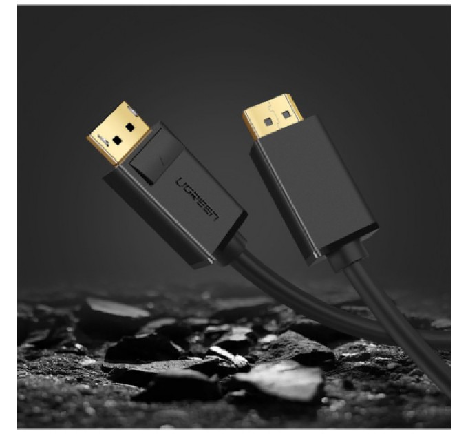 Ugreen Кабель мультимедійний DisplayPort M to DisplayPort M 1.5m DP102 black Ugreen (10245)