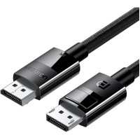 Кабель мультимедійний DisplayPort M to DisplayPort M 1.5m V1.4 braided DP114 black Ugreen (80391)