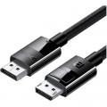 Ugreen Кабель мультимедійний DisplayPort M to DisplayPort M 5.0m V1.4 braided DP114 black Ugreen (80394)