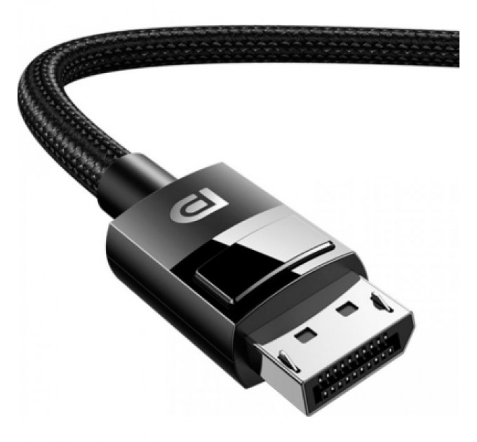 Ugreen Кабель мультимедійний DisplayPort M to DisplayPort M 5.0m V1.4 braided DP114 black Ugreen (80394)